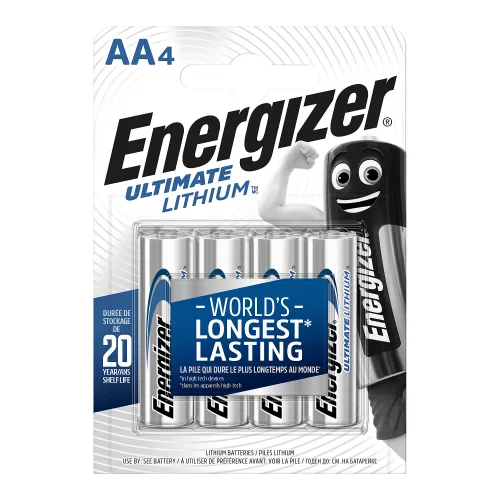 Energizer Batterien Ultimate Lithium FR6 AA 3000 mAh 1.5 V 4 Stück